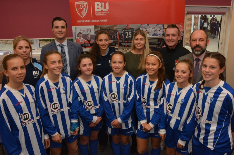 BU and AFC Bournemouth visit school to share career advice